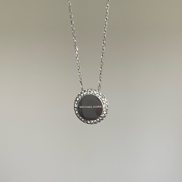 Authentic Micheal Kors Silver Necklace - Picture 2 of 5